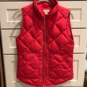 J crew puffy vest size xxs